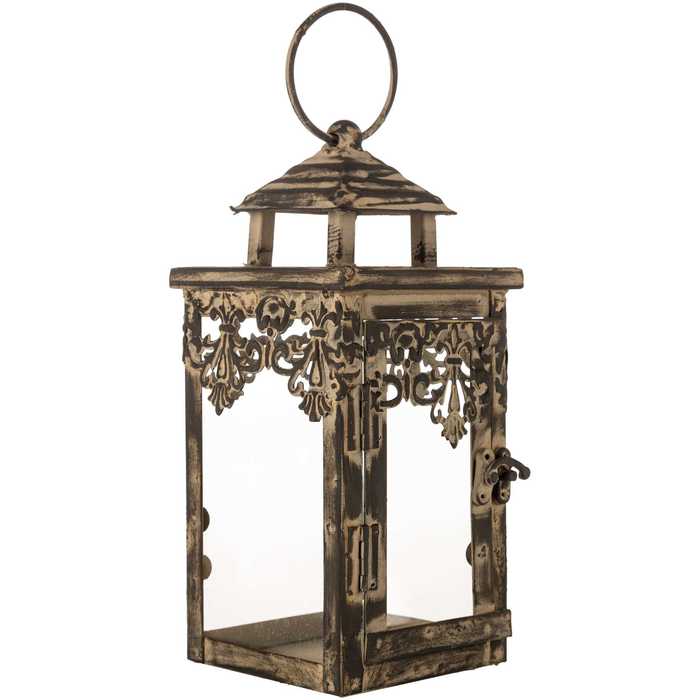 Brown Square Metal Mini Lantern Hobby Lobby 114645